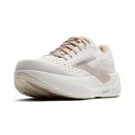 Brooks Women’s Ghost Max 3 Neutral Running & Walking Shoe, Coconut/Chateau Grey/Blue, 9 Wide