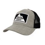 Tee Luv Coors Light Hat - Mesh Back Coors Beer Trucker Style Cap (Grey and Black)