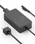 Umiharn Surface Pro Charger 65W for Microsoft Surface Pro 9/8/7+/7/6/5/4/3/X, Windows Surface Laptop 5/4/3/2/1/Studio, Laptop Go 2/1, Surface Book 3/2/1, Surface Go 3/2/1, with 10ft Magnetic Cable