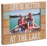 We People Pavilion Gift Company 67243-Life is Better at The Lake Picture Frame, 5"x7"