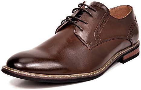 Bruno Marc Zapatos Vestir Hombre Derby Zapatos Oxfords Brogue Hombre Boda Trabajo Party Marron Oscuro PRINCE-16 Talla 43.5EU/10US