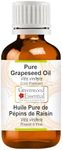 Greenwood Essential Pure Grapeseed Oil (Vitis vinifera) Natural Therapeutic Grade Cold Pressed 15ml (0.50 oz)