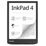 PocketBook InkPad 4 | Eye-Friendly Audio & E-Book Reader | Large 7.8ʺ E-Ink Display | Anti-Scratch Protection | Text-to-Speech Function | Bluetooth® | Built-in Speaker | SMARTlight | IPX8 Waterproof