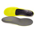 Superfeet Carbon Premium Pain Relief Insoles, Grey, Large/E: 10.5-12 US Womens/9.5-11 US Mens C/D US