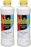 Jubilee Kitchen Wax (2-Pack) - Ultimate Kitchen Cleaner for Countertops, Appliances, and Cabinets/Clean & Shiny Surfaces/Easy-to-Use/Use for Countertops, Sinks, Tables, Tiles & More (524815)