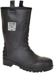 Portwest Neptune Rigger Boot S5 CI, Size: 46, Colour: Black, FW75BKR46