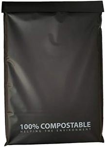 100 Pack Biodegradable Mailer Compostable Satchels Courier Shipping Bags Package (235mm x 340mm)