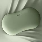 Frido Cuddle Pillow | Breathable & Ultra-Soft Memory Foam | Sleeping Support for Adults | Best Hugging Pillow for Side Sleepers & Travel | Anti-Frizz & Skin-Friendly – Olive Green