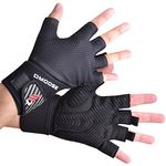 DMoose Workout Gloves for Men and Women, Weight Lifting Gloves with or Without Wrist Support, Full Palm Protection, Perfect Grip for Deadlift,Fitness, Gym Gloves Training.