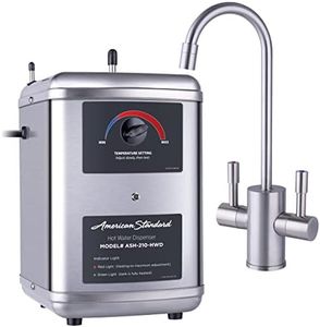 American Standard ASH-210 Hot Water Dispenser, Includes Brushed Nickel Dual Handle Faucet 1300 Watts, 110v