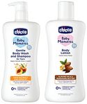 Chicco Gentle Bodywash & Shampoo 500Ml With Body Lotion 200Ml