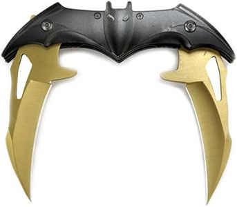 Kii Black BAT Knife Twin 2 Blade Folding Knife (Golden Blade)