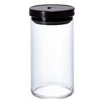 HARIO MCNR-300-B Coffee Canister, L, Black