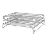 FlameDuty 21" 3-Tier Foldable Sliding Jerky Racks for Traeger, Pit Boss, GMG, Camp Chef and More Smoker Grills, 830"² Cooking Space Expansion Accessory for Barrel Pellet Grills