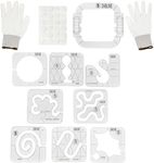 DABLINE 13 PCs Quilting Template Se