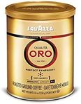 Lavazza Qualita Oro Ground Coffee Blend, Medium Roast, Authentic Italian, Non GMO, Blended And Roated in Italy, Full bodied medium roast with sweet, aromatic flavor, 8.8 Oz (Pack of 6)