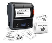 NIIMBOT Label Maker Machine, B3S Upgrade 3Inch Barcode Label Printer, Wireless Thermal Label Maker with 1Pack 70x50mm Label, Label Makers for Clothing, Jewelry, Mailing, Barcode & Small Business