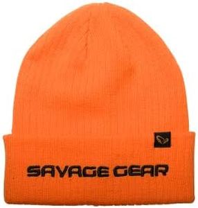 SAVAGE GEAR Berretto Pieghevole Taglia Unica, Arancione, Taglia Unica