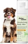 Divine Canine Cleansing Hair and Body Spray for Dogs - 5.1 Fl Oz of Dog Deodorizer, Long Lasting Formula - Everyday Body Spray with Aloe, Lemongrass Oil, and More - Made in The USA