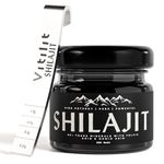 Shilajit Resin Himalayan Shilajit 30g UK Lab Tested100% Pure Shilajit Resin Rich in Fulvic Acid, 85+ Minerals Immune System Booster Supplement for Men & Women