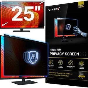 VINTEZ 25 Inch 16:9 Computer Privacy Screen Filter for Widescreen Monitor and Laptop - Anti-Glare - Anti-Scratch Protector Film - Data Confidentiality Shield [1 Pack]