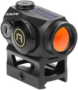 GOWUTAR HHC-B22S Solar Red Dot Sight for Picatinny Rails (Red Dot)
