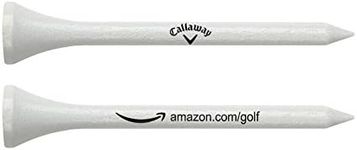 Callaway Wood Golf Tees, White (Pack of 100)