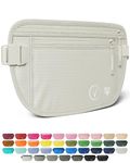 Money Belt for Travel - Security Fanny Pack for Phone, Money, Passport, & More with Anti Theft RFID Protection - Slim Under Clothes Hidden Wallet Holder Bag - Unisex Travel Waist Pouch for Women & Men