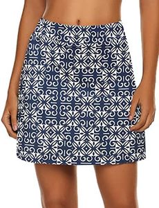 Ekouaer Women's Everyday Skort with Built-in Shorts Any Activities Light Summer Skirts Workout Gym