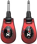 Xvive U2 Guitar Wireless System with Transmitter and Receiver for Electric Guitars, Bass, Violin (Red)