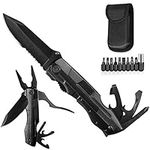 Multi-Tool Pliers Pocket Knife Blade Hunting Multitool Durable Stainless Steel Folding Pliers with Bottle Opener Screwdrivers for Outdoor Survival, Camping, Fishing, Hiking, Gift Ideas for Men Father Boyfriend