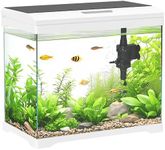 PawHut 27L Fish Tank, Glass Aquariu