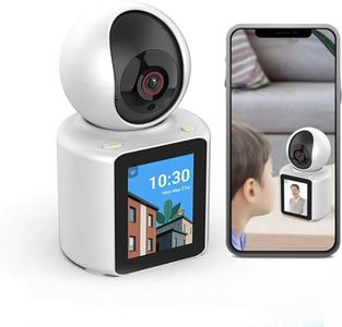 PAIFIEVD Two-Way Video Camera with 2.8 inch 1080P Screen,Video Calling Camera Indoor Home Security Camera with Night Vision,Motion Detection for Baby/Dog/Nanny/Pet Camera