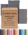 Bulk Case Pack of 12 Sheet Sets - (