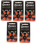 Widex hearing aid battery size13 (5 Packets = 30 batteries)