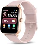 Smart Watch for Women Men (Answer/Make Call), Alexa Built-in 1.8'' Full Touch Fitness Tracker Watch, Blood Oxygen Heart Rate Sleep Stress Monitor Smartwatch,IP68 Waterproof Sport Watch for Android iOS