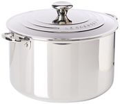 Le Creuset 3-Ply Plus Stainless Steel 28cm Stock Pot with Lid, 96604828000000