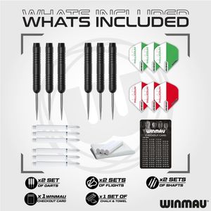 WINMAU Diamond Plus Dartboard Set – Professional Bristle Board