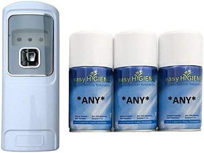 EXEC LED Pro Automatic Air Freshener Dispenser + 3 REFILLS Auto Wall Mounted