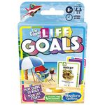 The Game of Life Goals Game, Quick-Playing Card Game for 2-4 Players, The Game of Life Card Game for Families and Kids Ages 8 and Up (English)