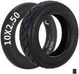 10x2.50 Tyre and Inner Tube Set Replacement for Hover Board Self Balancing Electric Scooter, 10" Scooter Wheels fit 36v 48v 400w 500w 800w Hub Motor Mijia M365