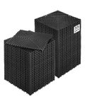 VEVOR Interlocking Drainage Mat, 12” x 12” Modular Interlocking Cushion, 55 Pcs Splicing Drainage Mats, Non-Slip Black PP Drainage Floor Tile and Shower Mat, for Garage, Garden, Kitchen & Outdoor