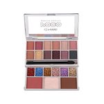 MARS Poco Face Makeup and eyeshadow Palette with Slider Case | Free Applicator | Long Wearing | Highly Pigmented and Easy to Blend | 21 Shades 03-Multicolor (20g)