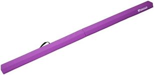 Fitvids 8 FT Folding Balance Beam Gymnastics Floor Beam with Anti-Slip Bottom and Carrying Handles, Purple