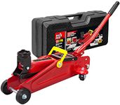 Big RED T820014S Torin Hydraulic Trolley Service/Floor Jack with Blow Mold Carrying Storage Case, 1.5 Ton (3,000 lb) Capacity