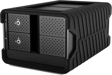 Glyph Blackbox Pro RAID 40TB Thunderbolt 3 Desktop Hard Drive - Black