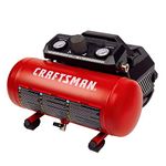 Craftsman Air Compressor, 3 Gallon 1.5 HP Max 155 Psi Pressure Oil-Free Portable, Red- CMXECXA0200341 (1.5 Gallon)