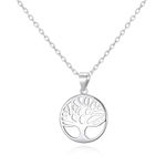 Philip Jones Sterling Silver Tree of Life Necklace