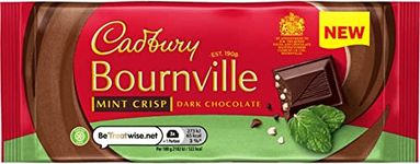 Cadbury Bournville Mint Crisp Dark Chocolate Bar 100g New Limited Stock (5)