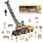 Jenilily Crane Truck Toy Constructi